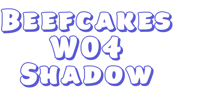 Beefcakes W04 Shadow Font