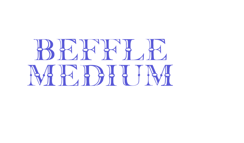 Beffle Medium Font Download