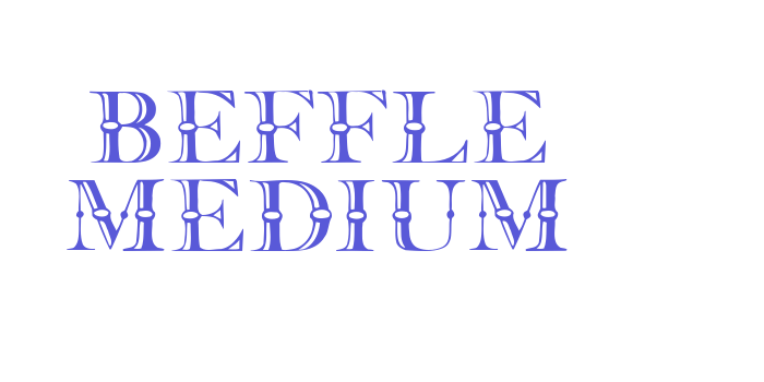 Beffle Medium Font Download