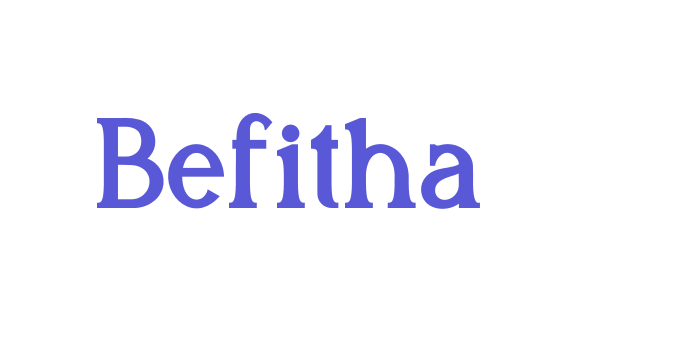 Befitha Font Download