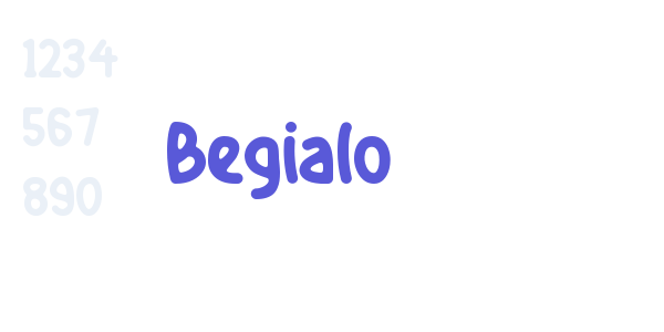 Begialo font free