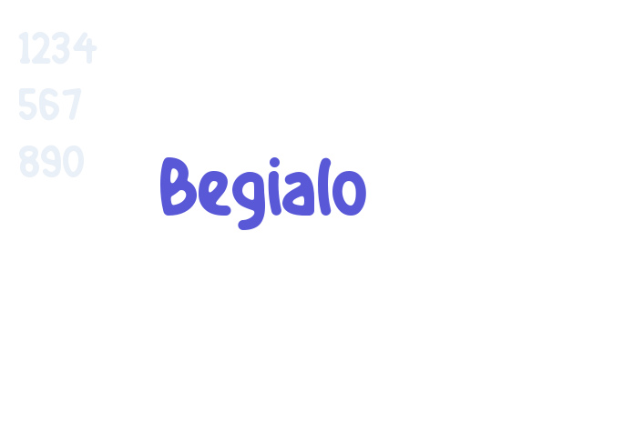 Begialo font free