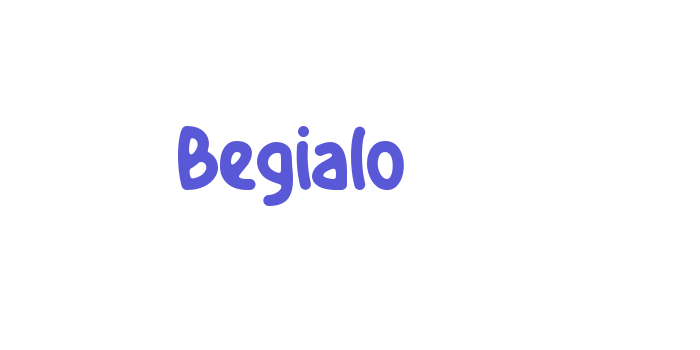 Begialo Font Download