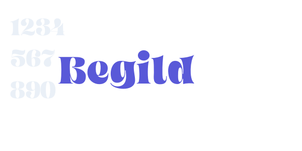 Begild font free