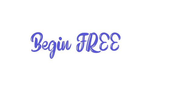 Begin FREE font free