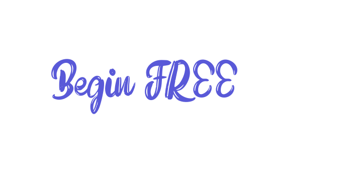 Begin FREE Font