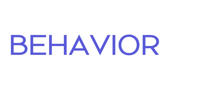 Behavior Font