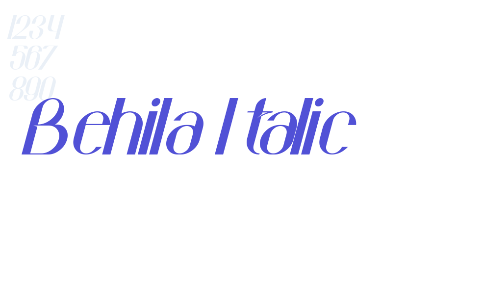 Behila Italic-font-download