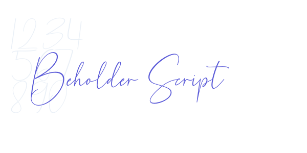 Beholder Script font free