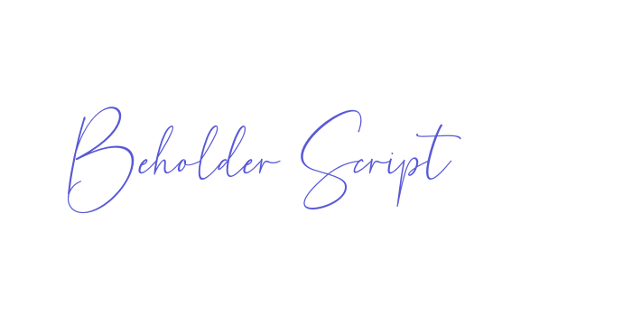 Beholder Script Font Download