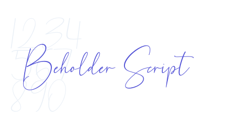 Beholder Script-font-download