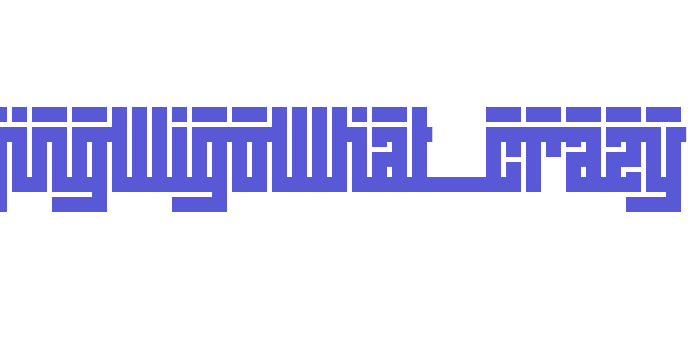 BeijingWigoWhat_crazy Font