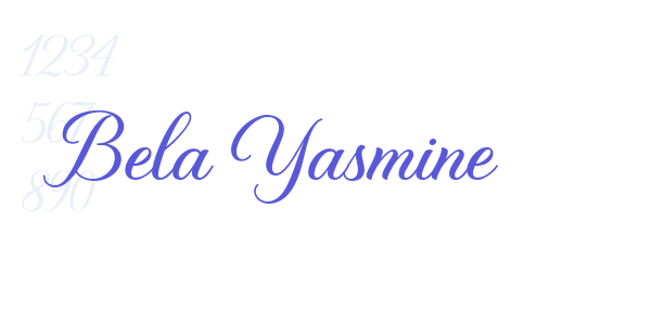 Bela Yasmine font free