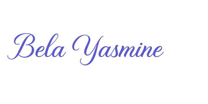 Bela Yasmine Font