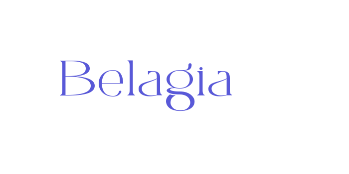 Belagia Font