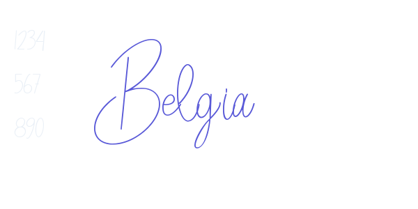 Belgia font free