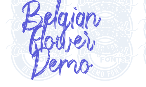 Belgian Flower Demo Font Download