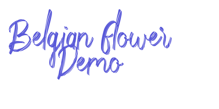 Belgian Flower Demo Font Download