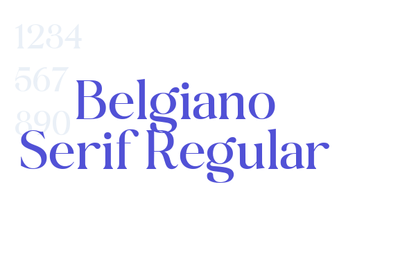 Belgiano Serif Regular