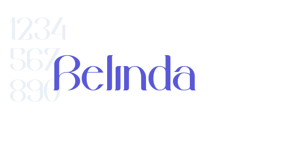 Belinda font free