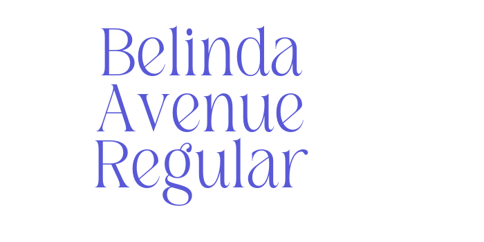 Belinda Avenue Regular Font Download