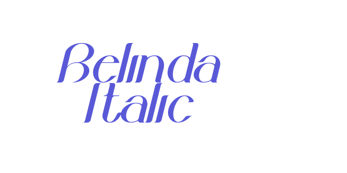 Belinda Italic Font Download