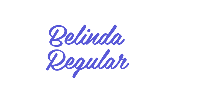 Belinda Regular Font Download