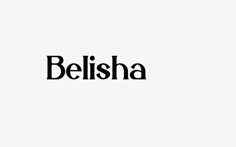 Belisha Font