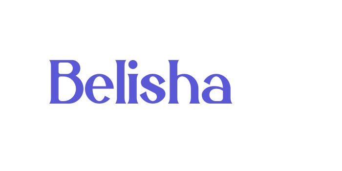 Belisha Font