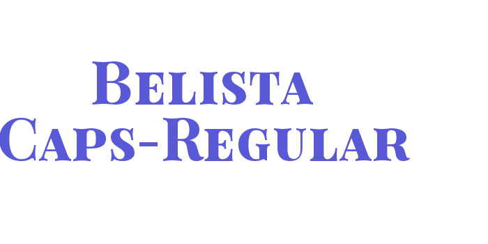 Belista Caps-Regular Font Download