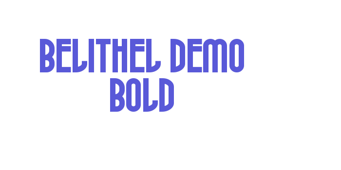 Belithel Demo Bold Font Download