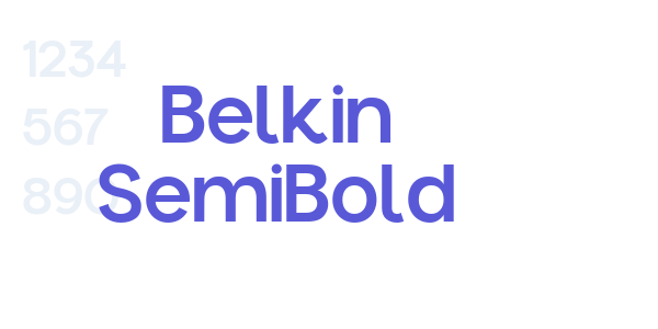 Belkin SemiBold font free