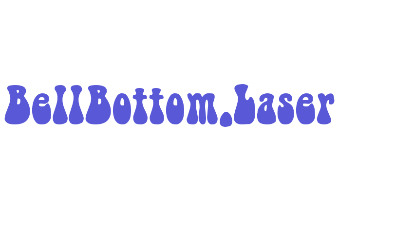 BellBottom.Laser Font Download