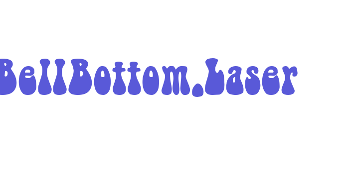 BellBottom.Laser Font Download