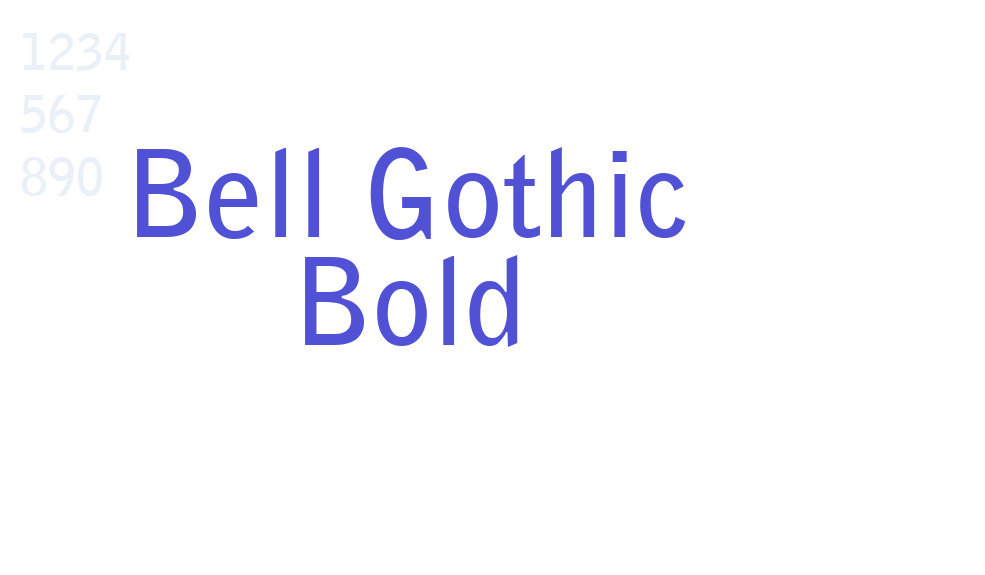 Bell Gothic Bold-font-download