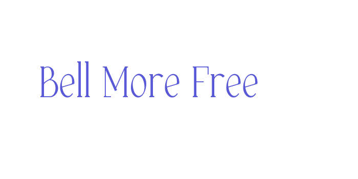 Bell More Free Font Download