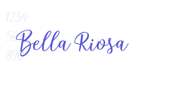 Bella Riosa font