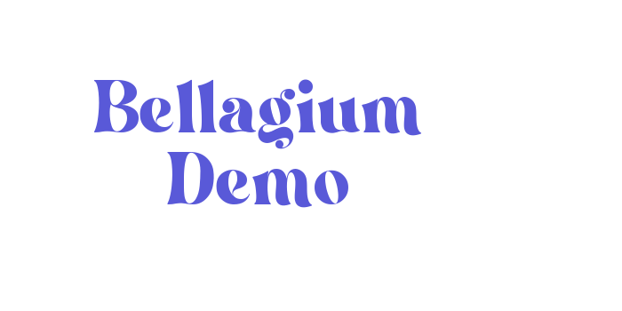 Bellagium Demo Font Download