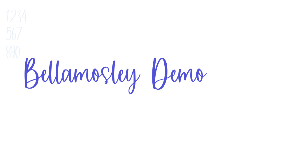 Bellamosley Demo-font-download