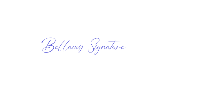 Bellamy Signature Font Download