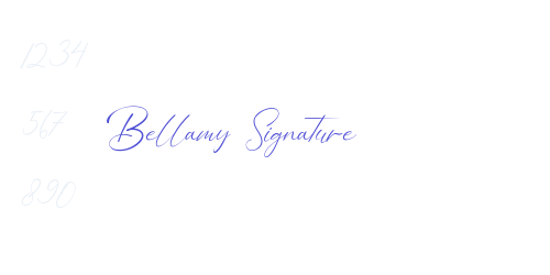 Bellamy Signature-font-download