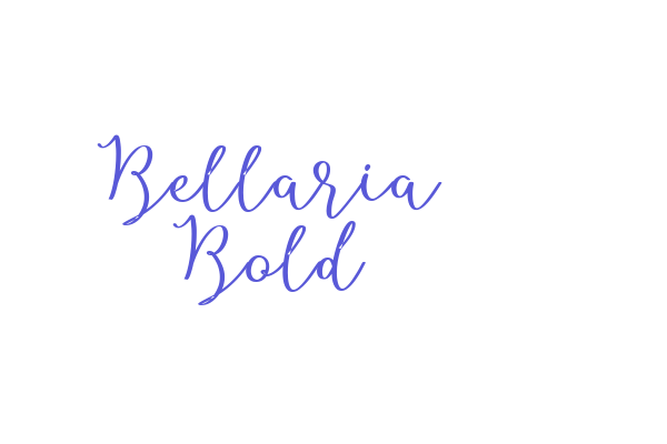 Bellaria Bold Font