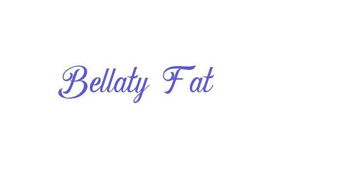 Bellaty Fat Font Download