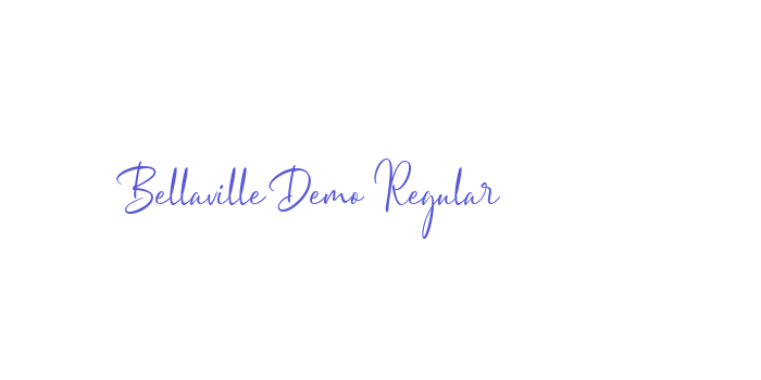 Bellaville Demo Regular Font Download