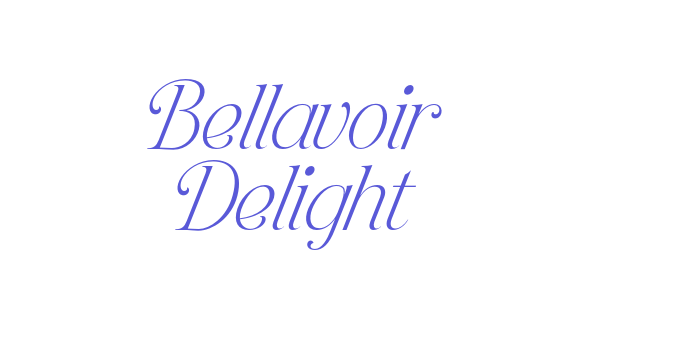 Bellavoir Delight Font Download