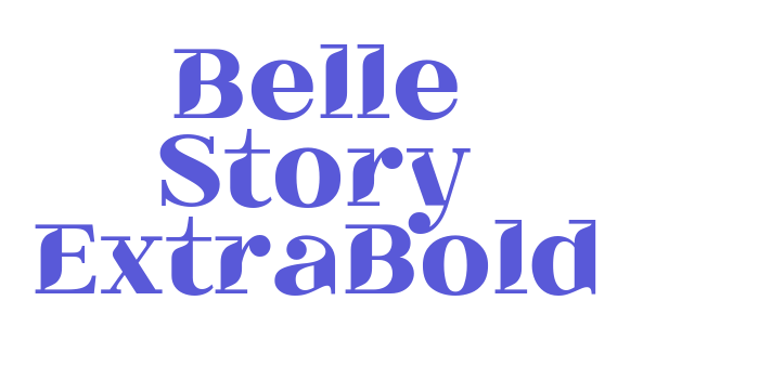 Belle Story ExtraBold Font Download