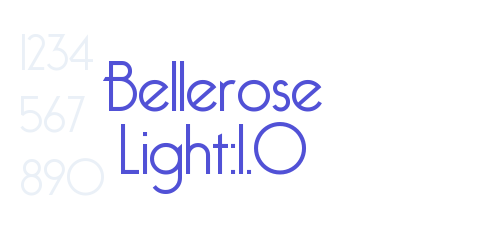 Bellerose Light:1.0-font-download