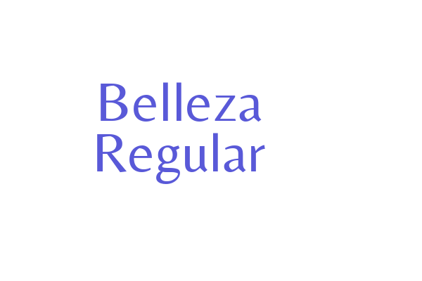 Belleza Regular Font