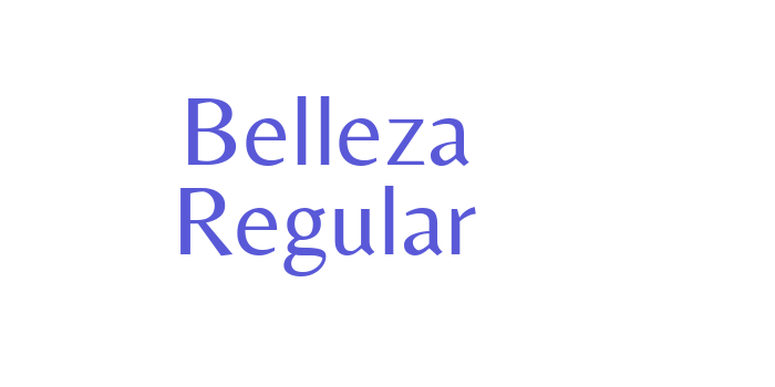 Belleza Regular Font Download