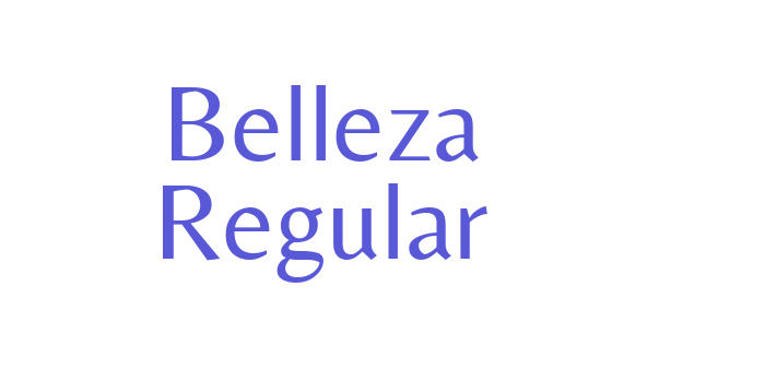 Belleza Regular Font